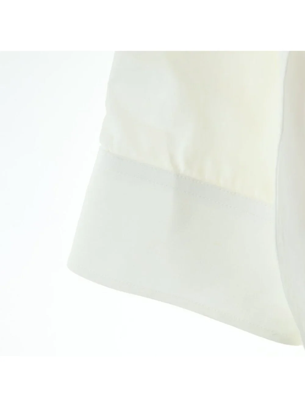 Balenciaga Scarf Color Cotton Long Sleeve Shirt White